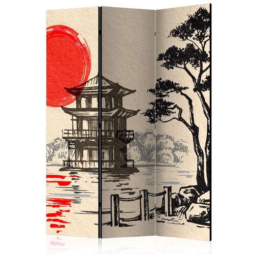 Paravan u 3 dijela - Little House by the Pond [Room Dividers] 135x172 Slike