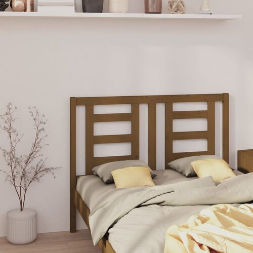 vidaXL uzglavlje za krevet boja meda 141 x 4 x 100 cm masivna borovina Cijene