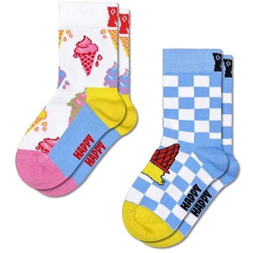 Happy Socks Dječje čarape Kids Ice Cream Socks 2-pack