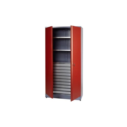 KÜPPER 70592 visoki ormar za alat (&Scaron; x V x D) 910 x 1800 x 450 mm crvena, srebrna Cijene
