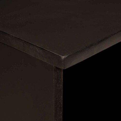  ormar Crna i zlatna 100 x 33 x 46 cm masivno drvo manga Slike