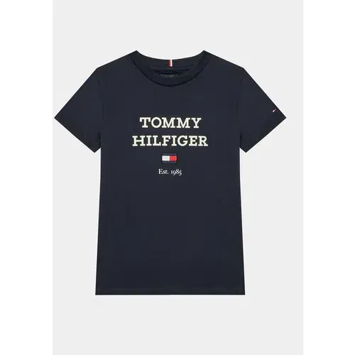 Tommy Hilfiger Majica Logo KB0KB08671 D Mornarsko modra Regular Fit