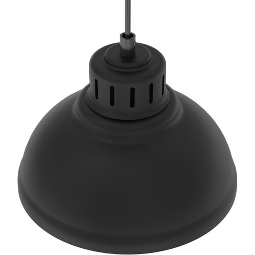  Luster na sajli SVEN 1xE27/15W/230V crna Slike