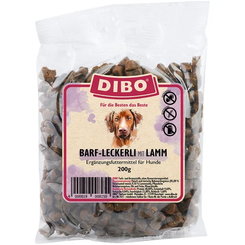 DIBO BARF poslastice s janjetinom – 3 x 200 g