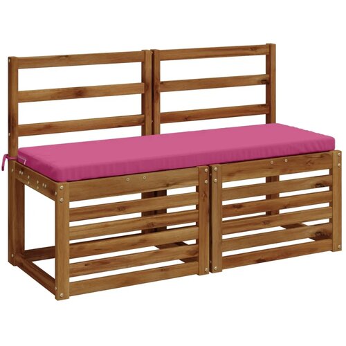  Jastučići za klupe - 2 dijela SOEST 2 kom. 100% poliester - Ružičasta 110 x 40 x 5 cm Poliester Cijene