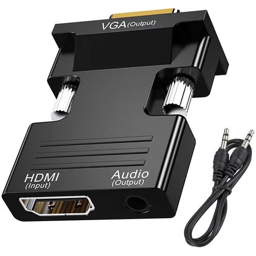  Adapter pretvarač iz HDMI u VGA + audio AUX