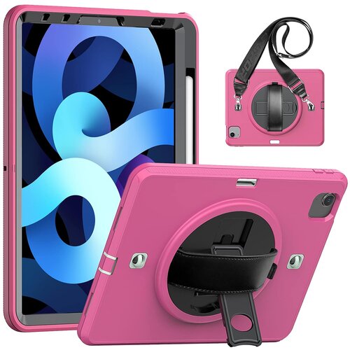 JTech Ohi&scaron;je za iPad 6/5 9,7" s stojalom in naramnico roza, (22025973) Cene