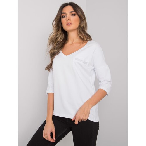 RUE PARIS Blouse-RV-BZ-7310.58-white Slike