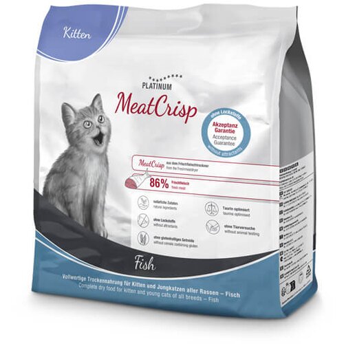 Platinum cat meatcrisp kitten riba &ndash; suva hrana za mačiće sa ribom (400g, 1,5kg) 400g Cene