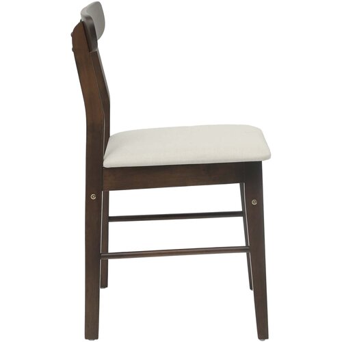  Stolac za blagovanje 2 pcs Tamno smeđa, Svijetla Slike