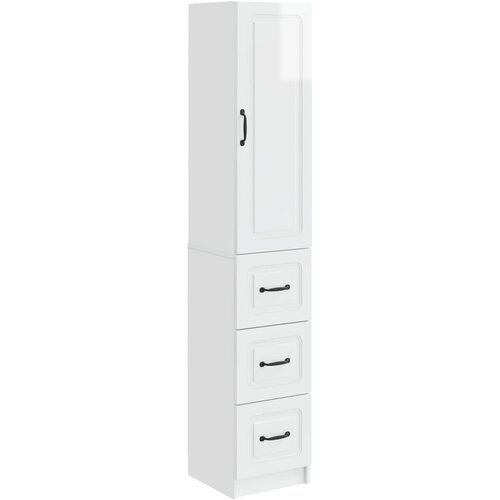 vidaXL Set ormara 2 kom. 33 x 34 5 x 87 cm Konstruirano drvo - Visoko sjajno bijela Cene