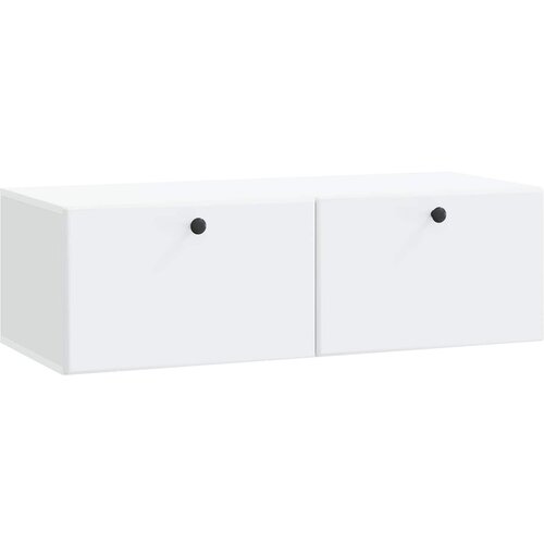 vidaXL TV ormar za zid 98 x 41 x 30 cm Bijela Konstruirano drvo Zidne - Bijela 98 x 41 cm Cijene