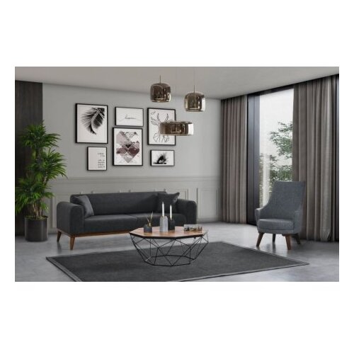 Atelier Del Sofa Trosjed na razvlačenje Cofi 90x80x222 cm, Antracit Cene