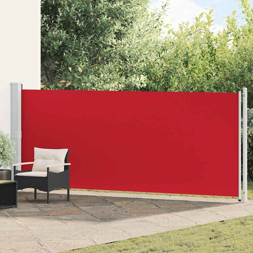  Uvlačiva bočna tenda za terasu 600 x 160 cm crvena Cijene