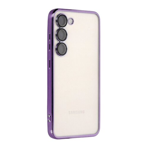  futrola sa niklovanim obodom za xiaomi redmi note 11 pro tamno ljubicasta Slike