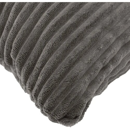  Presvlaka za jastuk 2 pcs HEERLEN Tamnosiva 45 x 45 cm Kord - Tamnosiva 45 x 45 cm 2 Slike
