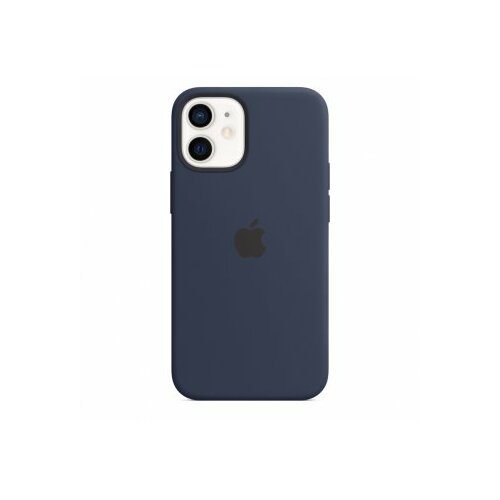 Apple iphone 12/12 pro silicone case with magsafe deep navy (mhl43zm/a) Slike
