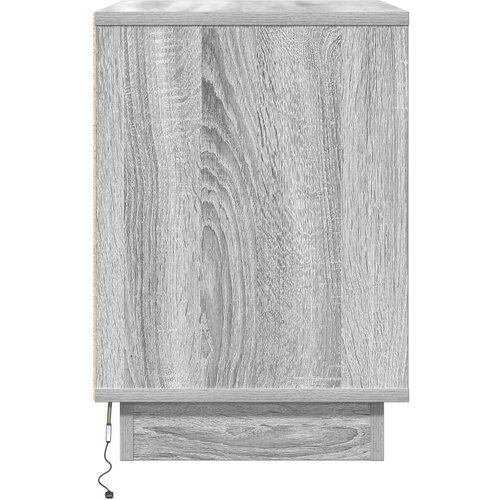  Noćni ormar Siva 50 x 34,5 x 50 cm. Konstruirano drvo Slike