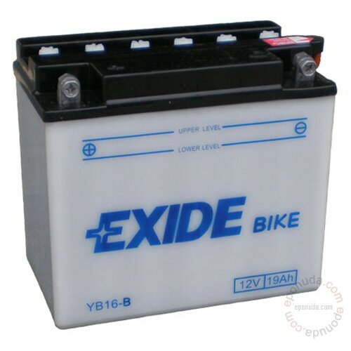 Exide BIKE YB16-B 12V 19Ah akumulator Slike