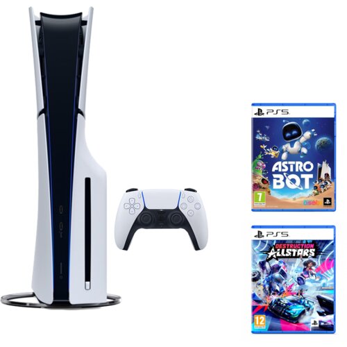 Playstation 5 Slim D chassis + Astro Bot PS5 + Destruction AllStars PS5 Cijene