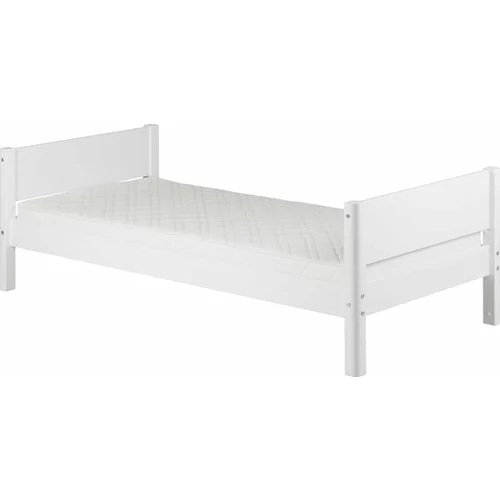 Flexa Enojna postelja 90x200 WHITE