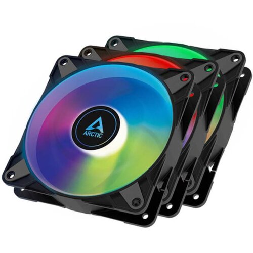 Arctic Ventilator P12 PWM PST A-RGB 3u1 Black Cene