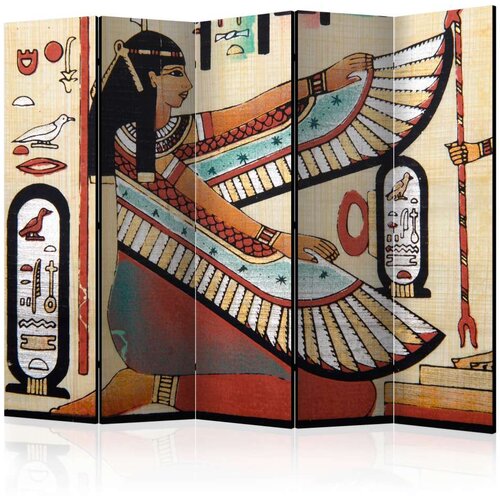  Paravan u 5 dijelova - Egyptian motif II [Room Dividers] 225x172 Slike