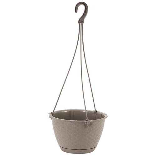 Prosperplast saksija Ratan viseća okrugla - capuccino 7529U / 22 cm Cene
