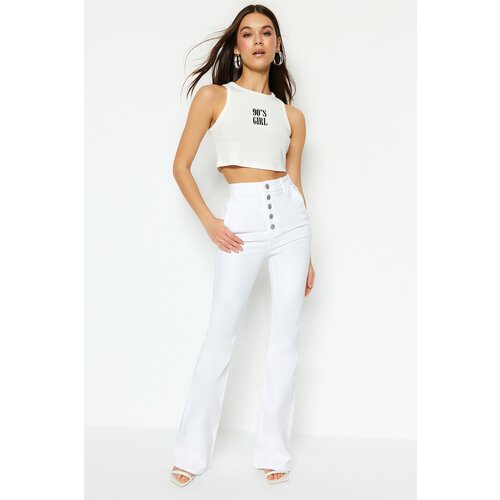 Trendyol Jeans - White - Slim Slike