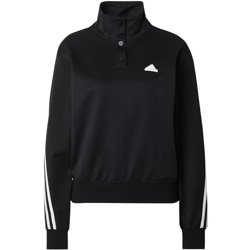 ADIDAS SPORTSWEAR Sportska sweater majica 'ICONIC 3S TT' crna / bijela