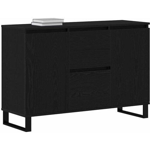  Kreveta Crni hrast 101,5 x 35 x 70 cm Konstruirano drvo Slike