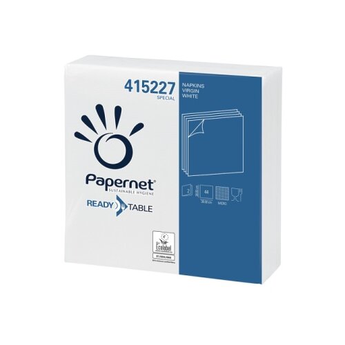  Papernet Salveta 38x38, 2 sloja, 44 x 18pak (792 salvete) bela Papernet 415227 ( N074 ) Slike