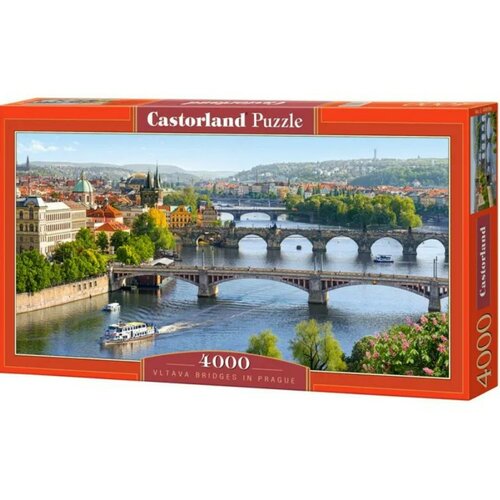 Castorland puzzle od 4000 delova Vltava Bridges In Prague C-400096-2 Slike