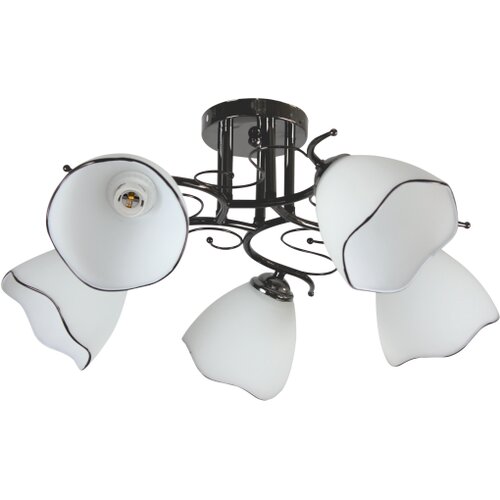 Mitea Lighting Luster crni Max.60W 220~240V 5xE27 M11000-5 Slike
