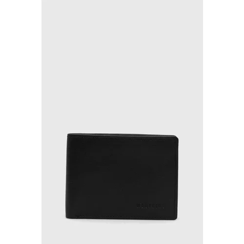 Medicine Usnjena denarnica moški, črna barva