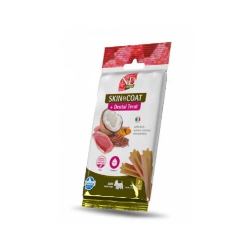 N&amp;amp;d Poslastica za pse Quinoa Skin &amp;amp; Coat Mini, Pačetina, 60g Slike