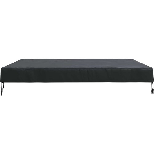  Pokrov za stol Jednobojno Crna 122 x 122 x 15 cm tkanina Slike