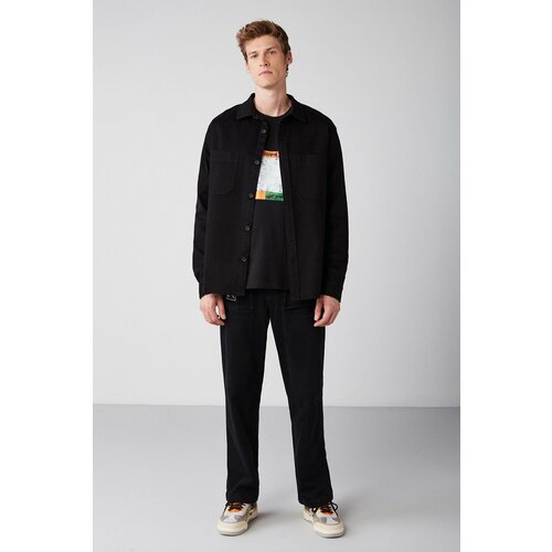 GRIMELANGE Shirt - Black - Relaxed fit Slike