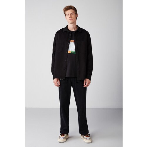 GRIMELANGE Shirt - Black - Relaxed fit Cene