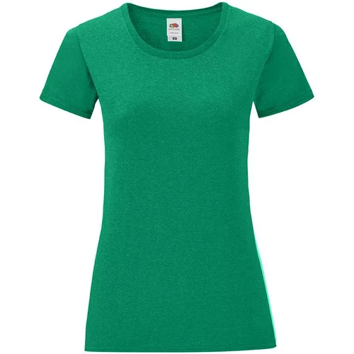 Fruit Of The Loom Iconic Women's Green Women's T-shirt