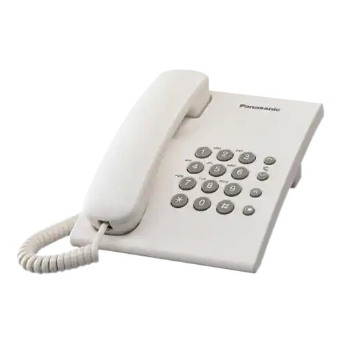 Panasonic Stoni telefon KX-TS500FXW Beli Slike