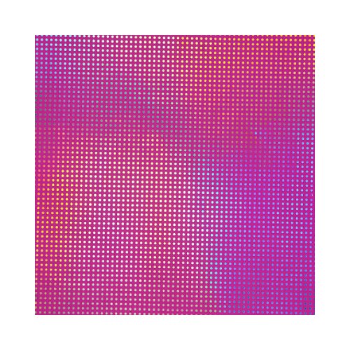 The Unique Paper Company Pink Birthday - Ukrasni papir tabak - Pink Birthday, Printed Holo Dot, Silver on Pink Slike