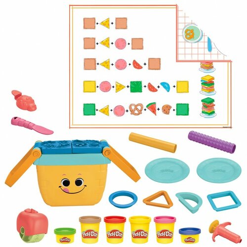 Hasbro play-doh set plastelina i modli picnic shapes Slike
