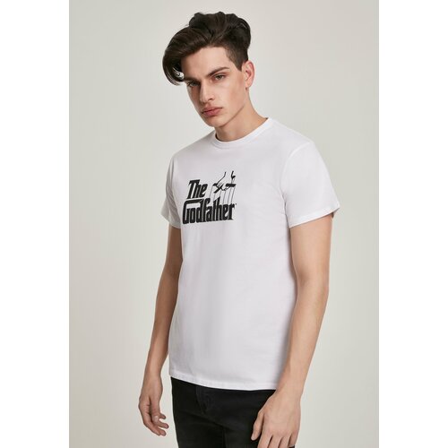 Merchcode Men's T-shirt The Godfather - white Cene