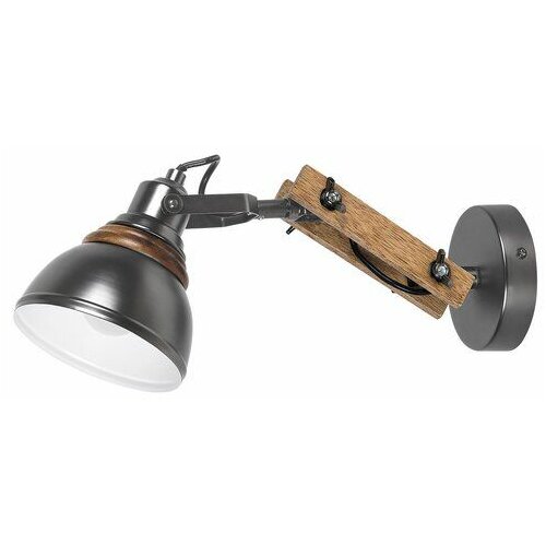 Rabalux aksel zidna lampa, E14 1x40W,drvo/crna industrijska rasveta Slike