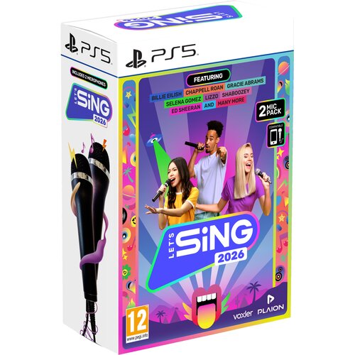 Lets Sing 2026 z dvema mikrofonoma (PS5) Slike