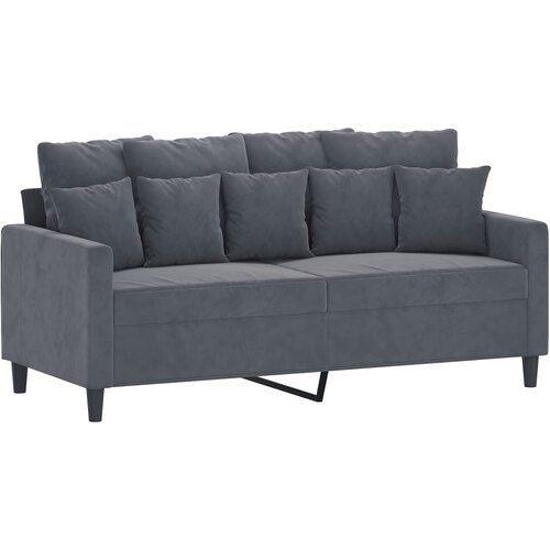 Maison Chic Dvosed kavč - Sofa - Kanape temno siv 140 cm žamet, (21727207) Cene