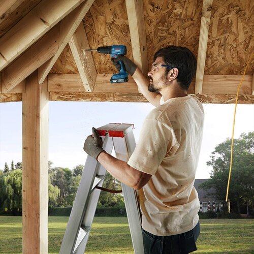 Bosch akumulatorska vibraciona bu&amp;scaron;ilica - odvrtač gsb 185-Li; 18V 1x2,0 ah u koferu (06019K3101) Slike