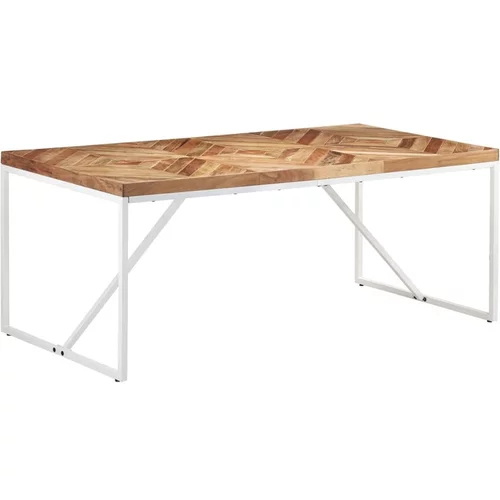  Jedilna miza 180x90x76 cm trakacijev in mangov les