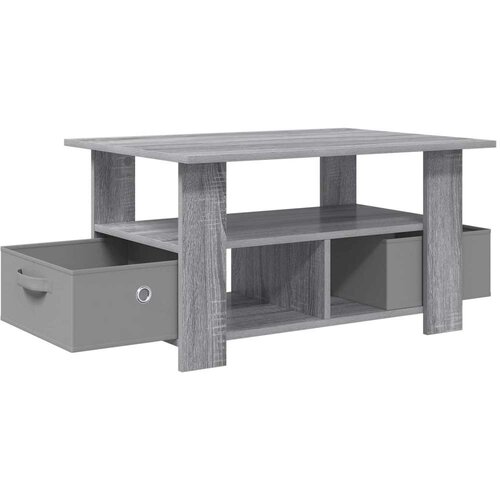  Stolić za kavu Siva Sonoma 77 x 55 x 42 cm Konstruirano drvo Slike